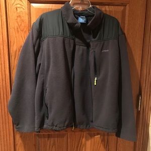 Men’s Fleece Reebok Jacket Gray Color Size Large